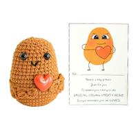 UncleS Handmade Knitted Wool Potato Dolls Desktop Decor Funny Present Motivational Loved Friend And Coworkers Knitted Potato
