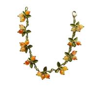 UncleS Korean Beads Vintage Forest Plant Series Bracelets Fashionable Leaves Beaded Bangles for Women Teen Girls Leaves