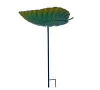 UncleS Leaf Shape Outdoor Bird Bath Winterproofed Durability Garden Decoration Feeders For Wild Birds For Nature Lover Decorative Garden Bird Bath