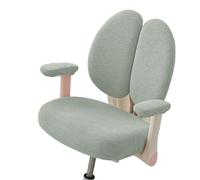 UncleS Machine Washable Chair Cover Set Water-Resistant Backrest & Seat Protectors With Elastic Edges For Indoor Use Elastics Office Chair Cover