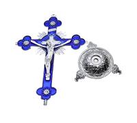 UncleS Metal Cross Ornaments Alloy Catholic Art Statue Home And Office Desktop Decoration Small Cross Ornament Catholic Symbol