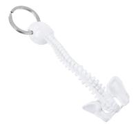 UncleS Miniature Human Spine Skeleton Keychain for Teaching Aid Decorative Anatomical Model Keyring Handmade Car Key Charm