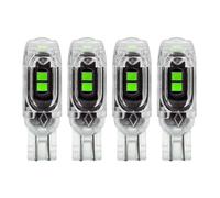 UncleS Pack Of 4 Car Interiors LED Light Bulb W5W 5SMD License Plate Map Light Texture For License Plates LED Plate