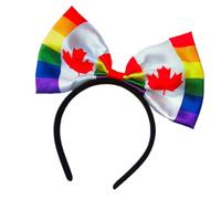 UncleS Patriotic Parades Headband For Adult Canada Flags Bowknot Hairhoop Music Festival Props Hairhoop Cosplay Accessories Canada Flags Headband