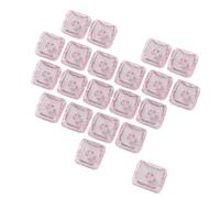 UncleS PC Love Not Carveds Keycap Set 21Keys Portable Bag Included MAO Profile Backlit For Mobile Work Gamers MAO Height Keycaps