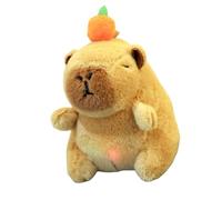 UncleS Portable Plush Keychain With Music Box For Fun Accessories Stylish Animal Toy Keyring Soft Fabric Bag Pendant Capybaras Keychain