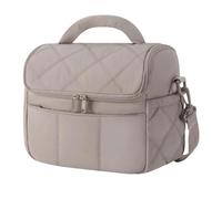 UncleS Practical Nylon Lunch Cooling Bag Leakproof Ice Pack Compartment Heat Retention Technology For Commuters Students Soft Insulated Lunch Bag