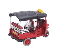 UncleS Retractable Authentic Thai Tricycle Car Model Toy For Children And Decoration Enthusiasts Duability Alloy Kids Play Vehicle