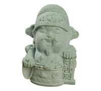 UncleS Sandstone God Of Wealth Character Figurine Chinese Fengshui Fortunes Statue For Home Office Desktop Aquariums Decoration God Of Wealth Figurine