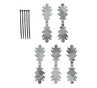 UncleS Set Of 5 Camouflage Leaf Strips 14cm Concealment Camouflage Strips Easy Installation Accessories For Outdoor