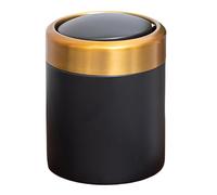 UncleS Small Trash Bin With Lid Stainless Steel With Swing Lid Can For Desk And Countertop Container Table Top Trash Can
