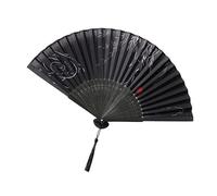 UncleS Traditional Chinese Decorative Folding Fan Essential Bamboos Frame Silk Screen Efficient Sun Protective Cultural Gift Cultural Festival Bamboos Art Fan