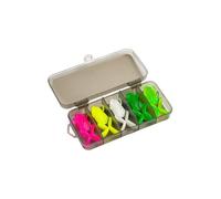UncleS Trout Swimbait 5pcs Topwater Frogs Lures Set 3.7cm/4.7cm Frogs Crankbait Lures Fishing Soft Baits With Hook Enhances Rate Fishing Set