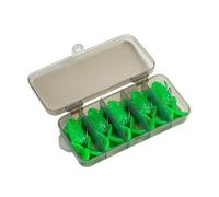 UncleS Trout Swimbait 5pcs Topwater Frogs Lures Set 3.7cm/4.7cm Frogs Crankbait Lures Fishing Soft Baits With Hook Enhances Rate Fishing Set