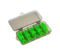 UncleS Trout Swimbait 5pcs Topwater Frogs Lures Set 3.7cm/4.7cm Frogs Crankbait Lures Fishing Soft Baits With Hook Enhances Rate Fishing Set