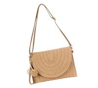 UncleS Women Straw Beach Bag Simple Shoulder Crossbody Vacation Handmade Messengers Shopping Dating Women Beach Handmade Shoulder Daily Straw Crossbody Handbag