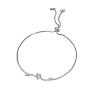 UncleS Women's Waterproof Star Pendant With Zircon Chain 18K Gold Plated Sturdy Copper Materials Stylish Outfiuts Party Accessory