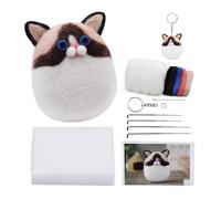 UncleS Wool Felt for Beginners Needle Kits Dolls Toy Tool Art and Kitting Felting Kits