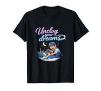 Unclog Your Dreams Plumber Pipe Pun Graphic T-Shirt