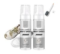 Uncloud - Water-Free Foam Shoe Cleaner, 200ml Unbloo Foam Shoe Cleaner, Unbloo Shoe Cleaner, Water Free Shoe Cleaner With Brush, Sneaker Cleaning Kit For Various Fabrics (2PC)
