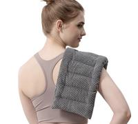 UNCN Microwave Heat Pad 18x43 CM | Wheat Bags Microwavable for Pain Relief | Reusable Bean Bag | Weighted Hot Pack for Neck, Shoulder, Cramps, Back | Warm Compress