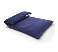 UNCN Wheat Bags Microwavable with Washable Cover | Microwave Heat Pad for Back Pain Relief 32×17 CM | Heat Pads for Muscle Cramps Menstrual Joints Relief (Navy Blue)