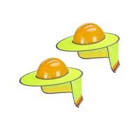 UNCO- Hard Hat Sun Shield, 2 Pack, Yellow, Full & Standard Brim Mesh Sunshade High Visibility Reflective, Hard Hat Sun Shade, Hard Hat Accessories, Hard Hat Visor, Hard Hat Shade, Hard Hat Neck Shade