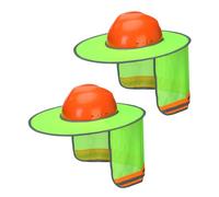 UNCO- Hard Hat Sun Shield, Full & Standard Brim Mesh Sunshade High Visibility Reflective,