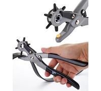 UNCO- Leather Hole Punch Tool, Multi Hole Sizes for Belts and Leather