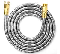 UNCO- Garden Hose, 10 Feet, Stainless Steel Hose, Metal Hose, Metal Garden Hose, Stainless Steel Garden Hose, Outdoor Hose, No Kink Garden Hose, Short Garden Hose, Garden Hose Metal