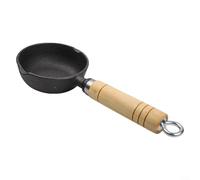Uncoated Cast Iron Skillet Frying Pan for Steak Eggs Omelette, Seasoned Heavy Duty Griddle for BBQ Breakfast, Compact Individual Serving Cookware(11 * 4cm)