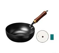Uncoated Hammered Iron Pot for Heat Intensive Cooking Tasks Large Belly Design Offers Ample Space for Stir Frying and Slow Cooking (26 scrambled pot)