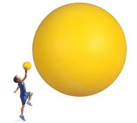 Uncoated High Density Ball Soft Bouncy Silent Sports Lightweight Easy to Grasp Odorless Safe Washable Play for Kids Over 3 Years Old