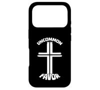 Uncommon Favor Jesus Christ Cross Easter Sunday Case for iPhone 17 Pro