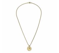 Uncommon Souls Men's Gold Stainless Steel Pendant Necklace