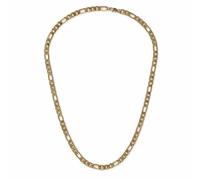 Uncommon Souls Men's Gold Tone Figaro Chain Necklace