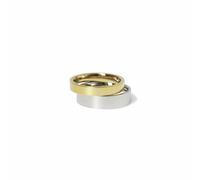 Uncommon Souls Stainless Steel Band Ring 2pk Medium/Large