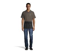 Uncommon Threads Unisex's Pocket Waist Apron, Black, One Size