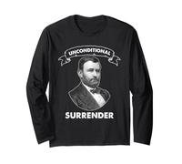Unconditional Surrender Civil War General History Portrait Long Sleeve T-Shirt