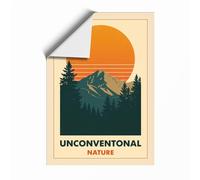Unconventional Nature Vintage Unframed Wall Art Print A4 (29.7×21cm), Wall Decor for Living Room, Bedroom, Office & Home, Art Gift