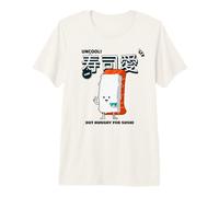 Uncool But Hungry for Sushi (Funny Asian Food Statement) Premium T-Shirt