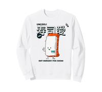 Uncool But Hungry For Sushi (Funny Asian Food Statement) Sweatshirt