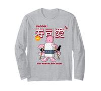 Uncool But Hungry for Sushi (Funny Food Graphic) Long Sleeve T-Shirt