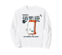 Uncool But Hungry For Sushi (Funny Graphic) Sweatshirt