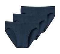 uncover by Schiesser Men's Pack of 3 Briefs Supermini Underwear with Soft Cuffs-Cotton Stretch Mix, darkblue, L