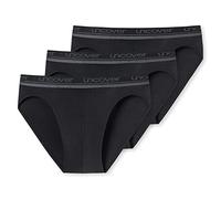 Uncover by Schiesser Men's 3 Pack Slip Herrenunterwäsche Enganliegend-Cotton Underwear, Black, XL (Pack of 3)