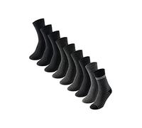 Uncover by Schiesser Men's Herren 9 Pack Socken Strümpfe-Sparpack Socks, 4X Schwarz / 3X Athrazit Mel. / 1x Grau Mel. / 1x SW/GR, 39