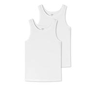 Uncover by Schiesser Men's Pack of 2 Vests Underwear, White, L