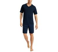 Uncover by Schiesser Men's Schlafanzug Kurz Pajama Short, Nachtblau, 52