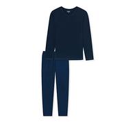 Uncover by Schiesser Men's Schlafanzug Lang Pajamas Long, Nachtblau, 58